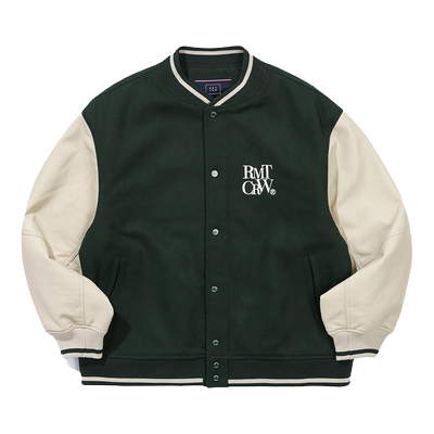 校园风拼接运动休闲棒球服外套