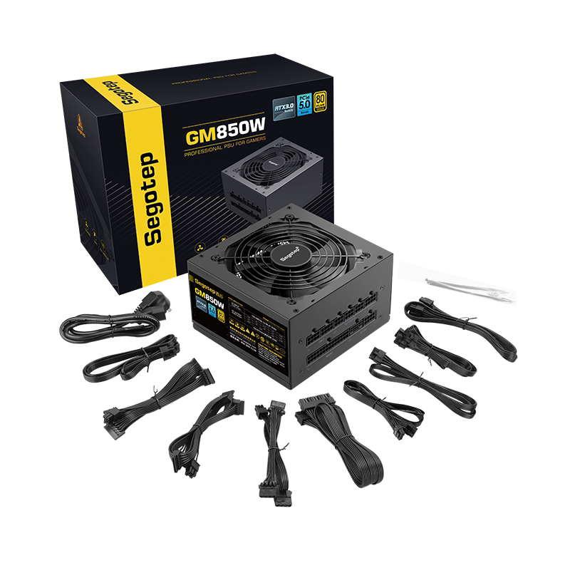 鑫谷GM850W金牌全模组电脑电源台式机750W游戏主机机箱电源650W