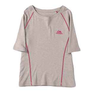 小虎宝儿美利奴羊毛女童t恤短袖天丝男童速干衣薄款儿童长袖夏装