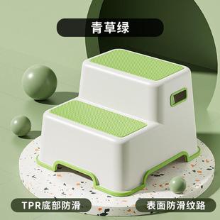 梯凳家用二步梯台阶高低洗车凳厨房梯两用凳子椅登高凳脚踏凳两步