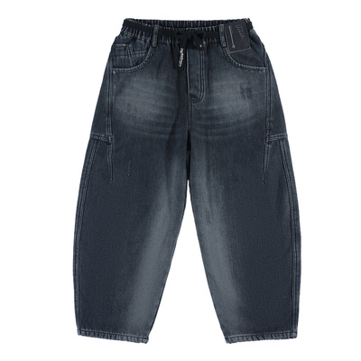 男童秋冬款裤子加绒厚2025