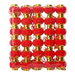 小红灯笼挂饰迷你新款2025挂树上的植绒新年装饰品氛围布置挂件E2