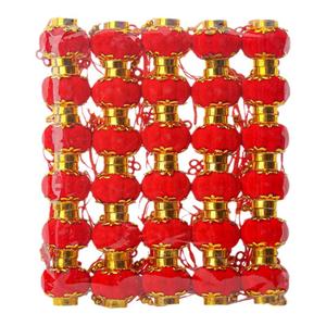 小红灯笼挂饰迷你新款2025挂树上的植绒新年装饰品氛围布置挂件E2