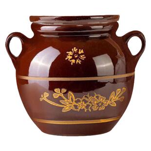 大容量10斤猪油罐陶瓷耐高温食品级家用装荤油坛子老式土陶储油缸