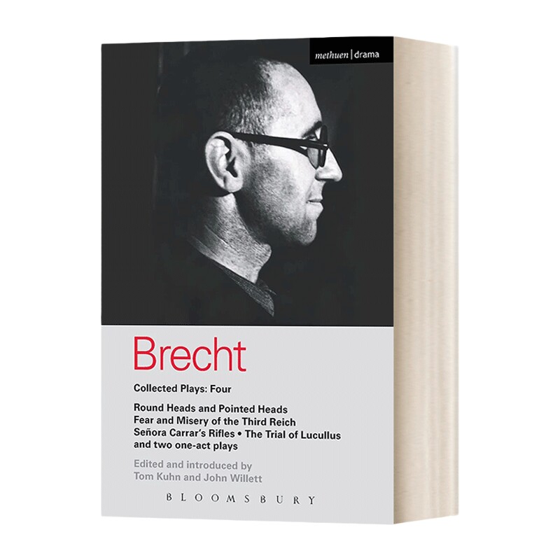 英文原版 Brecht Collected Plays 4 布莱希特戏剧选集4 圆头党和尖头党 第三帝国的恐怖与灾难 卡拉尔大娘的枪等 英文版