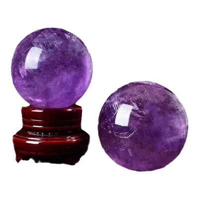 天然紫水晶球紫水晶球摆件正品