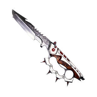 正版三角洲行动信条刀金属模型周边S7皮合金北极星弹刀蝴蝶未开刃