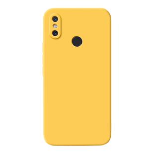 适用小米8手机壳MI8青春版8se新款lite液态硅胶透明探索版屏幕指纹版ud保护套小米八黄色全包防摔男女软外壳