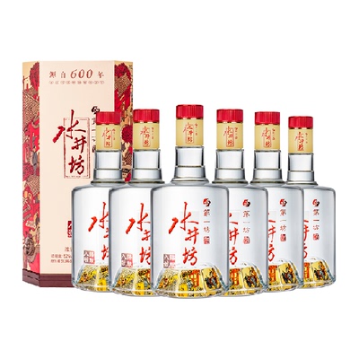 水井坊52度520ml*6浓香型白酒