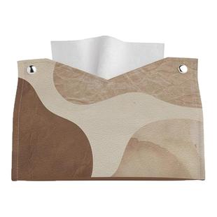 现代轻奢奶油风纸巾盒可爱创意抽纸盒皮质轻奢家用客厅餐桌抽纸盒