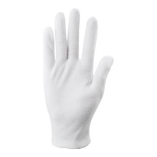 白手套 礼仪纯棉透气汗布手套劳保耐磨加厚文玩盘珠串作业棉手套