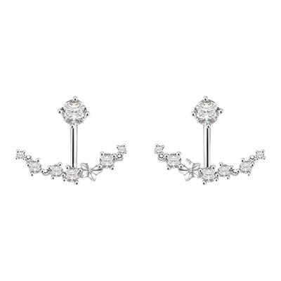 abyb小众轻奢帆船设计锆石耳钉