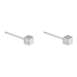 方块耳钉2024年新款爆款女简约小巧养耳洞银针耳环耳饰男耳骨钉