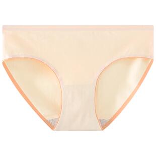 七匹狼女士内裤女纯色纯棉裆全棉无痕三角棉中腰透气女式短裤头