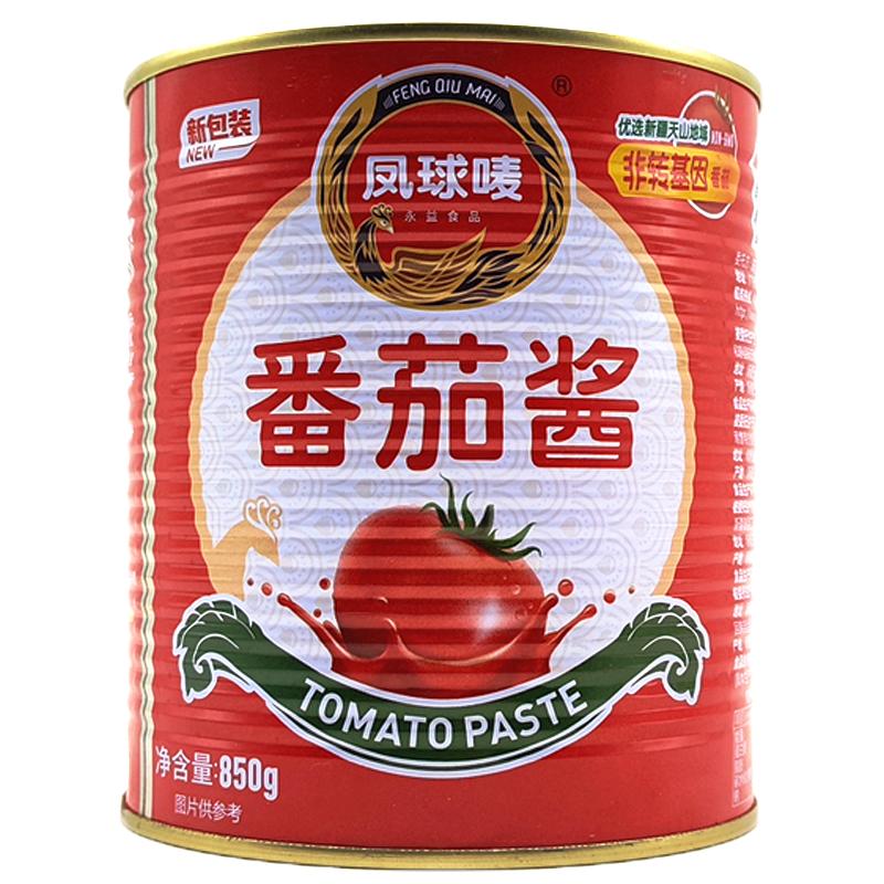 凤球唛无添加铁罐新疆特产番茄酱