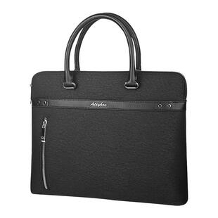 杰利定制手提公文包男士商务帆布电脑包时尚文件包拉链多层会议袋大容量收纳袋事物公文包拉链袋定制印刷LOGO