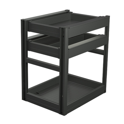 凯萨贝尼太空铝抽屉式调味拉篮