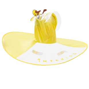 儿童雨衣斗篷式飞碟雨披男童幼儿园小孩女童1-3岁宝宝雨衣2薄防水