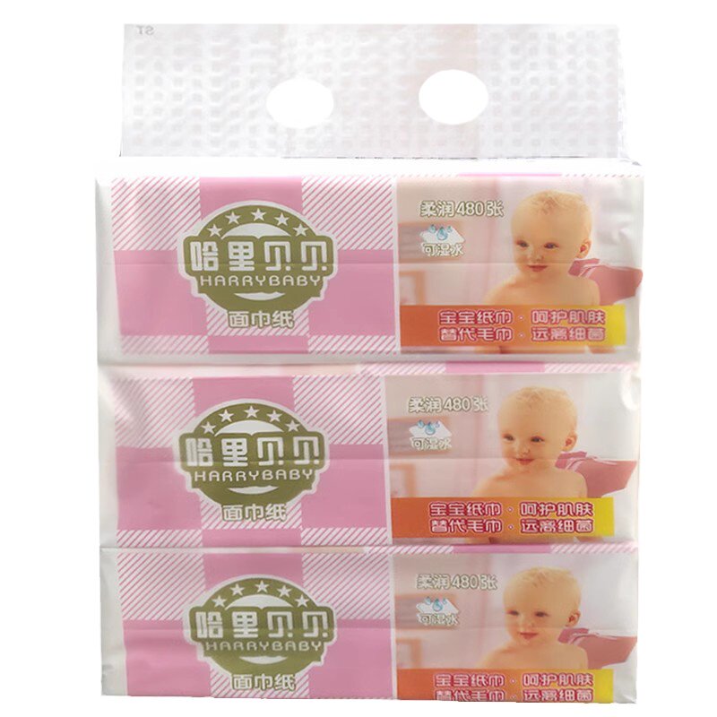 顺清柔3层12包婴儿面巾纸