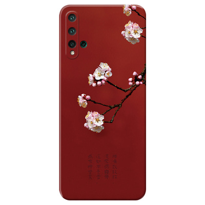 古典梅花适用华为nova5pro手机壳6se中国风5i5z4e3i3e2s文艺复古plus女款轻薄软
