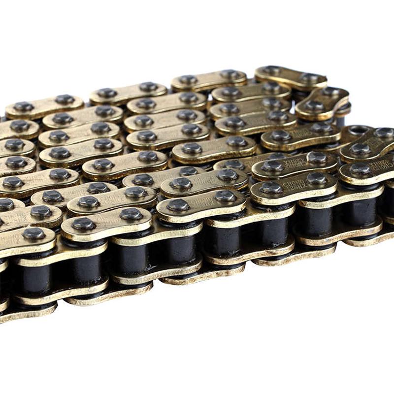 征和HX油封链条 428/520/525HX 530HX摩托车加强原色金色油封链条