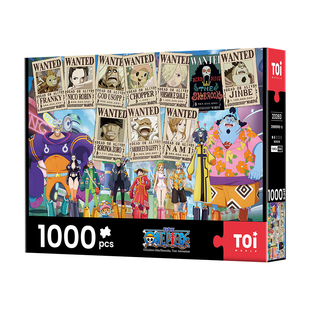 TOI图益航海王拼图成人版1000片一千解压玩具艾格赫德草帽一伙