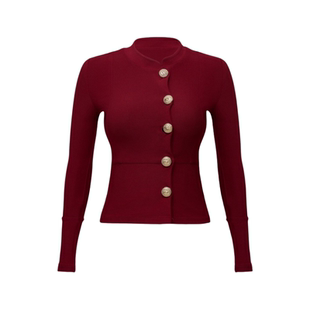 思瑞 律政俏佳人OL 圣诞跨年情人节约会红色短外套+中长裙+包臀裙