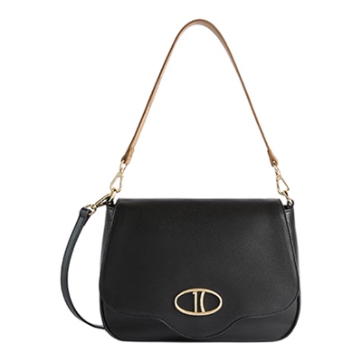 AM1C马天尼 中号简约休闲纳帕皮革单肩斜挎包 小牛皮