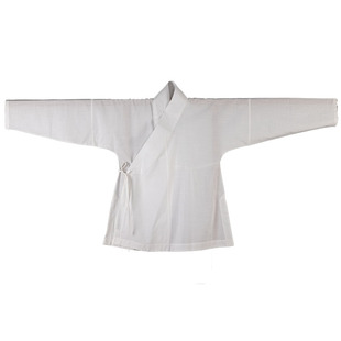 量身定制 汉服中衣 明制横卧领交领短衫家居中式居士棉衬衣打底衫