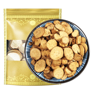 炒白芍中药材500g克 炒芍药片无硫金芍药正品酒炒生白芍 炒杭白芍