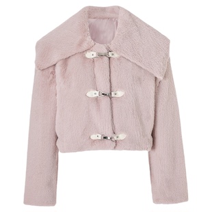 Not your rose韩国25秋冬毛绒水手夹克复古可爱休闲风外套MUSINSA