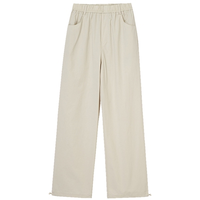 布景运动宽松束脚休闲裤