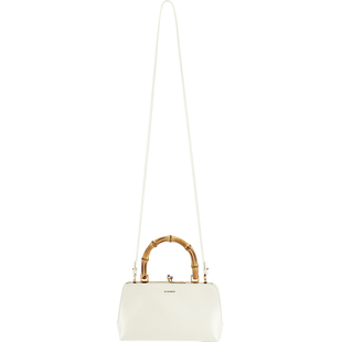 JIL SANDER女士GOJI迷你新中式竹节手提斜挎包