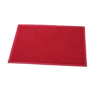 入户门丝圈防滑地垫门外防水家用垫子门口室外定制红地毯进门脚垫