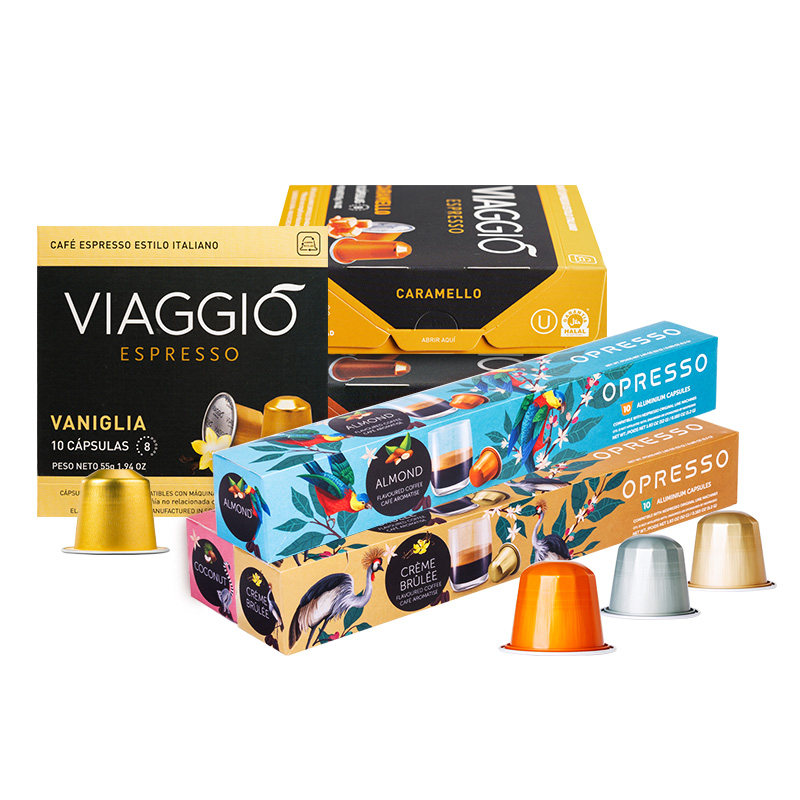 原装进口胶囊咖啡比利时西班牙巧克力焦糖椰子黑巧兼容Nespresso