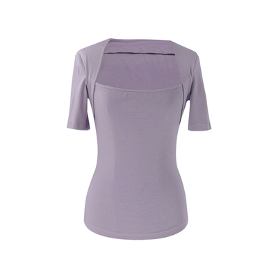 SYT自制长绒棉显瘦中袖T恤上衣