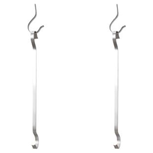 加粗不锈钢S钩挂钩厨房S弯形钩子服装店加长S勾子长杆晒被杆钩子