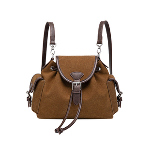 双肩包女2025新款时尚通勤背包百搭旅行包登山小背包轻便书包女生