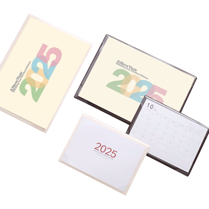 2026年创意年历文艺ins风大班台垫办公室桌面日历垫台历记事计划本自律打卡定制日程表考研2025工作月历
