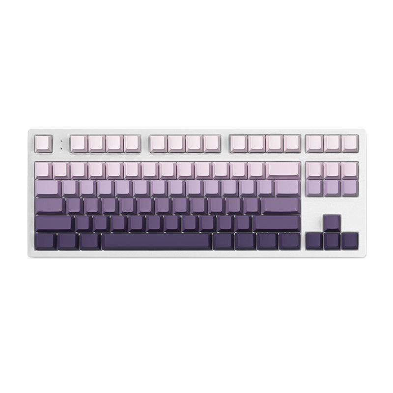腹灵MK870Pro暗香侧刻渐变键盘