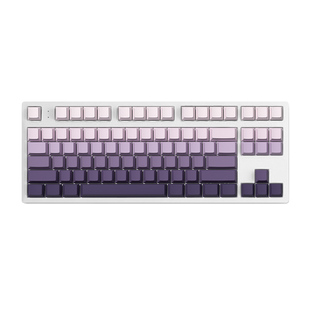 腹灵MK870Pro暗香侧刻成品机械键盘女生客制化87键电竞热插拔办公