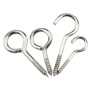 镀镍羊眼自攻钉0#-16#羊眼灯钩自攻螺丝羊眼圈羊眼环问号钩螺丝