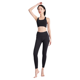 Joma裸感瑜伽裤女高腰提臀健身舞蹈跑步裤打底收腹弹力塑性骑行裤