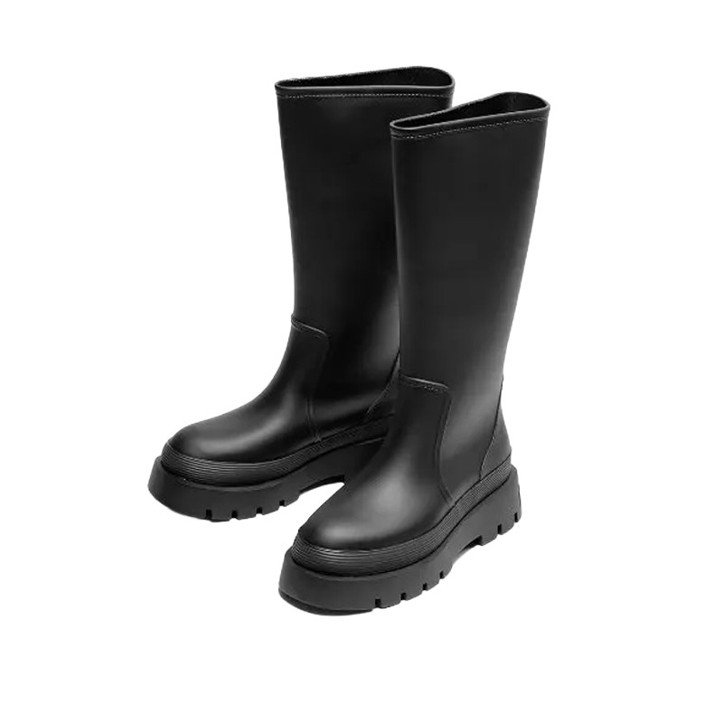 NSWE VLOCKER 长款防雨靴子 7CM(梅尔巴棕)-NS韩国官网直邮进口