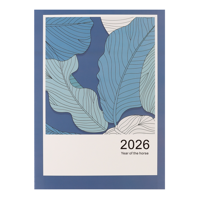 2026年工作小秘书A4办公计划本学生记事本日程本可印LOGO 3本包邮