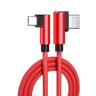 双弯头typec数据线手游适用于p40荣耀快充华为mate40充电器线小米11oppo闪充vivo加长3米安卓手机P50车载通用