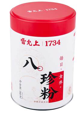 雷允上古方八珍粉360g早餐罐装