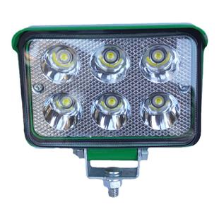 汽车货车led散光射灯大灯345寸绿壳泛光超亮挖掘机收割机黄光雾灯