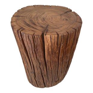 老榆木树墩花架摆台家用风化木底座凳子家用实木摆件艺术根雕定制