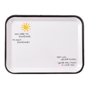 密胺托盘长方形家用放茶杯水杯茶盘客厅杯盘杯子收纳盘子塑料餐盘